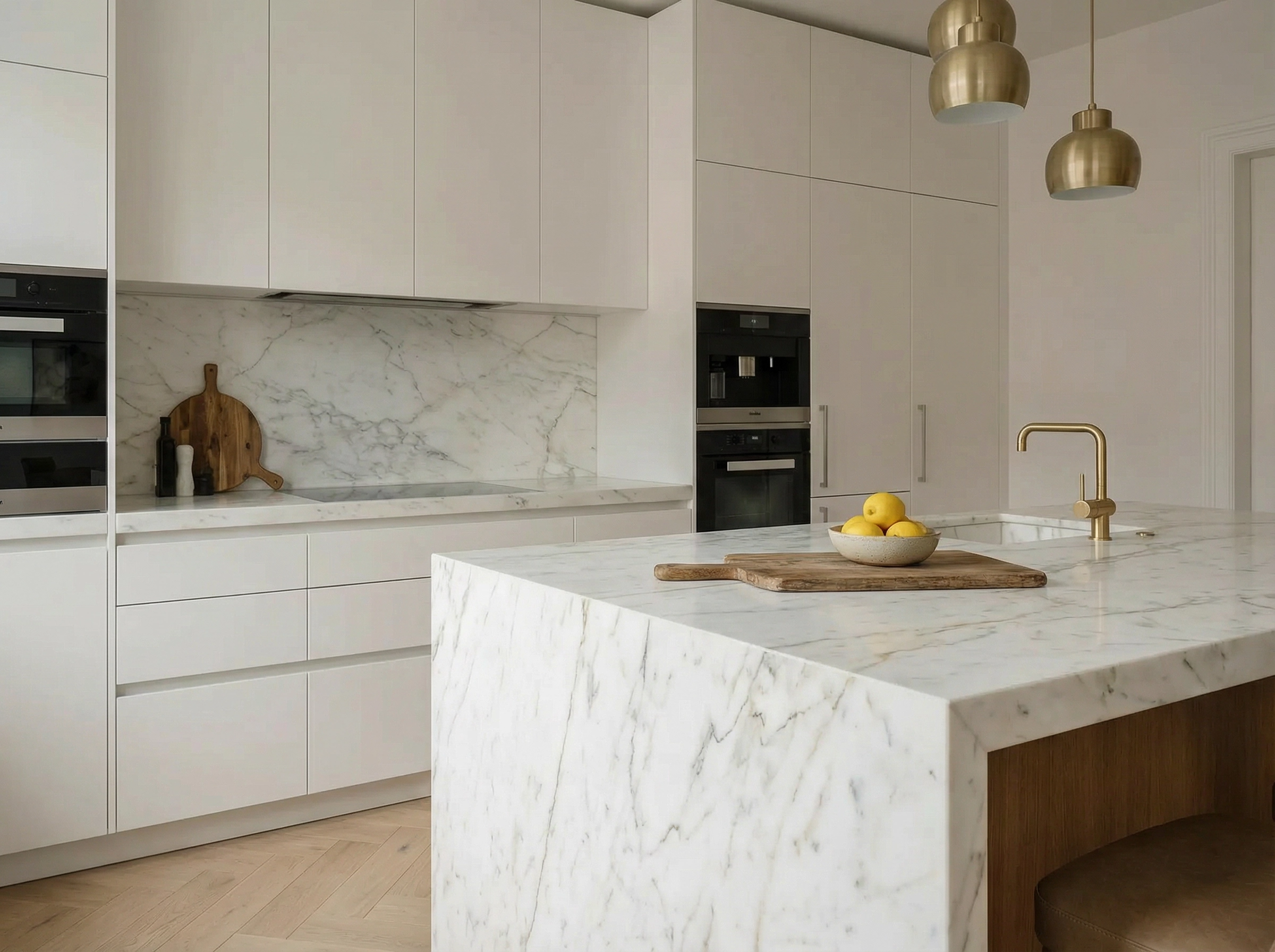 Kitchen in a high-quality furnished apartment